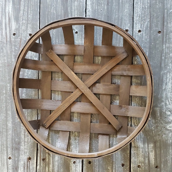 Vintage Wall Decor Tobacco Basket Wall Art Poshmark